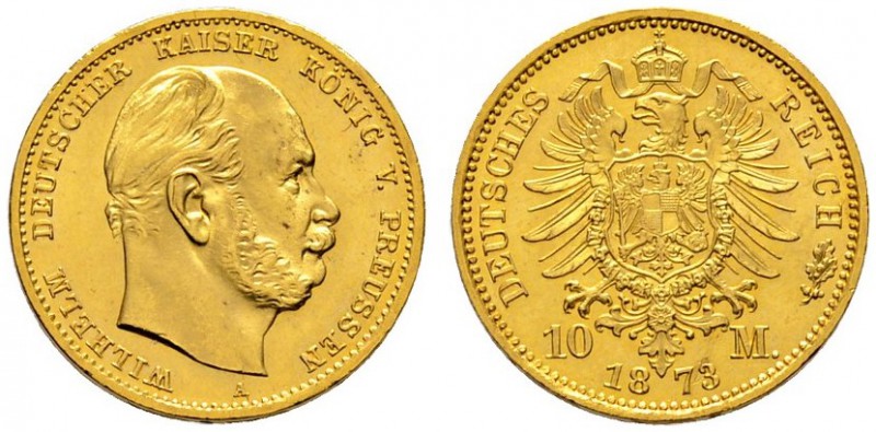 Deutsche Münzen und Medaillen ab 1871 
 Reichsgoldmünzen 
 Preußen 
 Wilhelm ...