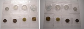 Deutsche Münzen und Medaillen ab 1871 
 Bundesrepublik Deutschland 
 Kursmünzensatz (8-teilig) 1966 J. 1 Pfennig bis 5 Deutsche Mark.
 selten, Orig...