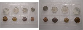 Deutsche Münzen und Medaillen ab 1871 
 Bundesrepublik Deutschland 
 Kursmünzensatz (8-teilig) 1967 F. 1 Pfennig bis 5 Deutsche Mark.
 selten, Orig...