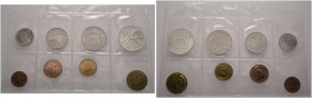 Deutsche Münzen und Medaillen ab 1871 
 Bundesrepublik Deutschland 
 Kursmünzensatz (8-teilig) 1968 F. 1 Pfennig bis 5 Deutsche Mark.
 Originalverp...