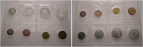 Deutsche Münzen und Medaillen ab 1871 
 Bundesrepublik Deutschland 
 Kursmünzensatz (8-teilig) 1968 J. 1 Pfennig bis 5 Deutsche Mark.
 selten, Orig...