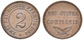 Deutsche Münzen und Medaillen ab 1871 
 Danzig 
 Deutsch-Neuguinea 
 2 Neu-Guinea-Pfennig 1894 A. J. 702.
 vorzüglich