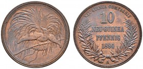 Deutsche Münzen und Medaillen ab 1871 
 Danzig 
 Deutsch-Neuguinea 
 10 Neu-Guinea-Pfennig 1894 A. J. 703.
 sehr schön-vorzüglich