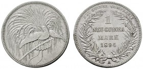Deutsche Münzen und Medaillen ab 1871 
 Danzig 
 Deutsch-Neuguinea 
 1 Neu-Guinea Mark 1894 A. J. 705.
 zaponiert, sehr schön