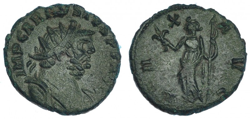 CARAUSIO. Antoniniano. Londinium (286-293). A/ Busto radiado, drapeado y con cor...