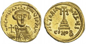 CONSTANS II. Sólido. Constantinopla, I (641-668). SBB-956. EBC.