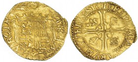 Escudo. Nápoles. R en el cuadrante inferior izquierdo. Pannuti-Riccio 11b. MBC+/EBC-.