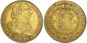 4 escudos. 1787. Madrid. DV. VI-1471. MBC+/MBC.