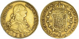 2 escudos. 1801. Madrid. FA. VI-1052. MBC.