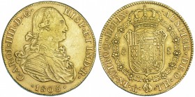8 escudos. 1805. México. TH. VI-1342. MBC/MBC+.