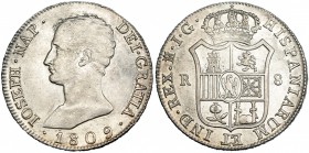 8 reales. 18109. Madrid. IG. VI-27. Golpes en el anv. R.B.O. EBC-.