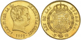 80 reales. 1822. Madrid. SR. VI-1344. B.O. EBC+.