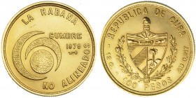 CUBA. 100 pesos. 1979. KM-45. Acabado mate. SC.