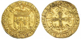 FRANCIA. Escudo de oro del sol. Francisco I (1515-47). FR-347. MBC.