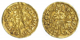 HUNGRÍA. Goldgulden (H-T). Matías Corvino (1458-1490). FR-22.1. MBC.