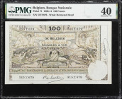 BELGIUM. Banque Nationale de Belgique. 100 Francs, 1914. P-71. PMG Extremely Fine 40.
PMG Comments "Tear."

Estimate: $150.00- $250.00