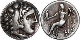 CELTIC. Lower Danube. AR Tetradrachm (15.86 gms), ca. 3rd Century B.C. ANACS VF-35.
Pr-unlisted. Imitating Alexander III (the Great) of Macedon. Obve...