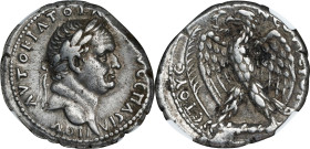 VESPASIAN, A.D. 69-79. Syria, Seleucis and Pieria. Antioch. AR Tetradrachm, dated “New Holy Year” 2 (A.D. 69/70). NGC Ch VF.
McAlee-347; Prieur-123; ...