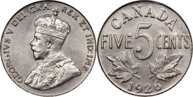 CANADA. 5 Cents, 1926. Ottawa Mint. George V. NGC MS-62.
KM-13. Near 6 variety. A great example of this SCARCE and desirable type.
NGC MS-62.

Est...