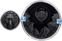 PALAU. 25 Dollars, 2023. SUPERB GEM PROOF.
KM-956. Mintage: 350. ASW: 16.075 oz. Hunters by Night Series, Black Panther. A stunning modern issue, wit...