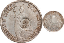 PHILIPPINES. Philippines - Peru. 8 Reales, ND (1833-34). Manila Mint. Ferdinand VII. NGC EF Details--Cleaned; C/S: AU Standard.
KM-83; Basso-41; PNM#...