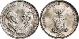 PHILIPPINES. 50 Centavos, 1936-M. Manila Mint. NGC MS-65.
KM-176; Allen-18. This Gem glows and glitters with a bright eye appeal, and bears limited s...