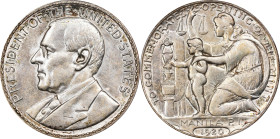 PHILIPPINES. Opening of the Manila Mint/Wilson Silver So-Called Dollar, 1920. Manila Mint. PCGS AU-58.
KMX-11; HK-449; Allen-M-1. On the cusp of Mint...