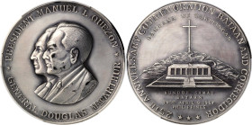 PHILIPPINES. 25th Anniversary of the Battle of Bataan & Corregidor Silver Medal, 1967. PCGS MS-64.
Honeycutt-628C; Basso-921. Obverse: Jugate busts o...