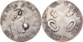 PHILIPPINES. St. Joseph with Umbrella "Anting-Anting" Silver Medal. PCGS EF-40.
YL-55; Honeycutt-1441. Diameter: 41 mm. By unknown artist. Obverse: S...