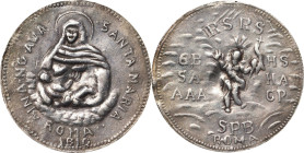 PHILIPPINES. Santa Maria Ina Ng Awa "Anting-Anting" Silver Medal. PCGS EF-45.
YL-65; Honeycutt-1407. Variety with rattle. Diameter: 40 mm. By unknown...