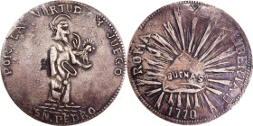 PHILIPPINES. St. Peter "Anting-Anting" Silver Medal. PCGS EF-40.
YL-124; Honeycutt-1457. Obverse: St. Peter standing right, holding key and cock; Rev...