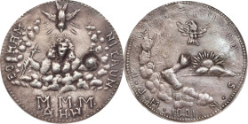 PHILIPPINES. Holy Trinity "Anting-Anting" Silver Medal. PCGS Genuine--Cleaned, AU Details.
YL-IV-A (Obverse)/ XXII (Reverse). Obverse: Holy Trinity w...