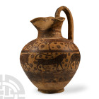 Corinthian Black-Figure Oinochoe