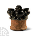 Greek Campanian Black-Glazed Kernos