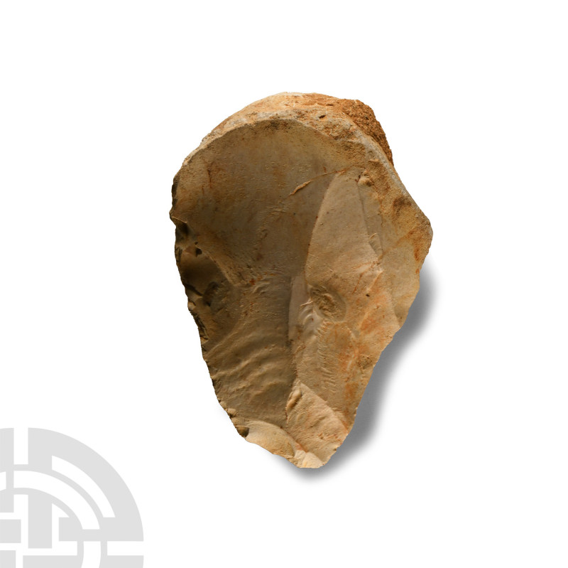 Lower Palaeolithic Period, 450,000-250,000 years B.P. Ovate in plan and triangul...