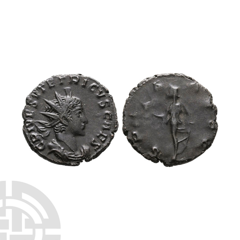 271-274 A.D. Obv: C PIV ESV TETRICVS CAES, radiate, draped bust right. Rev: SPES...