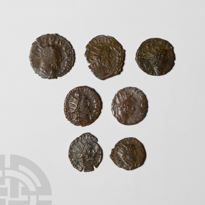 3rd century A.D. Mixed group comprising: various bronze barbarous radiate issues...