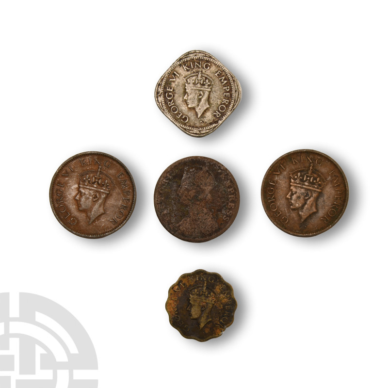 Dated 1940-1946 A.D. Mixed issues comprising: various issues and denominations. ...