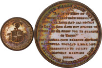 1883 Maris Family Bicentennial Medal. Julian CM-27. Bronze. MS-63 (PCGS).
38 mm. Accompanied by the original, circular cardboard box, which is expert...