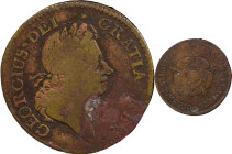 1722 Rosa Americana Penny. Martin 2.42-D.10, W-1268. Rarity-5. UTILE DULCI. VG Details--Environmental Damage (PCGS).
107.7 grains.
PCGS# 905702. NGC...