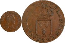 1721-S Demi-Sol au buste enfantin. John Law Issue. Reims Mint. Gadoury-273, Hodder-2, Anton-Kesse pp. 46-50. EF-45 (PCGS).
92.4 grains.
PCGS# 423987...