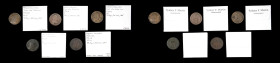 Lot of (5) Demi-Sol au buste enfantin. John Law Issues. Gadoury-273, Hodder-2, Anton-Kesse pp. 46-50.
Included are: 1721-A; 1721-S; 1722-B; 1722-H; a...