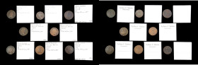 Lot of (8) Demi-Sol au buste enfantin. John Law Issues. Gadoury-273, Hodder-2, Anton-Kesse pp. 46-50.
Included are: 1719-AA; 1719-BB; 1720-A; 1720-AA...