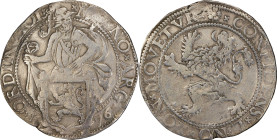 NETHERLANDS. Holland. 1576 Lion Daalder. Delmonte-831, Davenport-8838. Knight Looking to Right. EF Details--Cleaned (PCGS).
From the Sydney F. Martin...