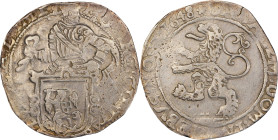 NETHERLANDS. Overijssel - Zwolle. 1648 Lion Daalder. Delmonte-866b, Davenport-4885, KM-46. EF-40 (PCGS).
From the Sydney F. Martin Collection. Earlie...