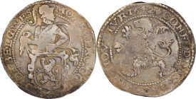 NETHERLANDS. West Friesland. 1642 Lion Daalder. Delmonte-836, Davenport-4870, KM-14.2. VF-30 (PCGS).
From the Sydney F. Martin Collection. Earlier ex...