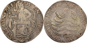 NETHERLANDS. Zeeland. 1598 Lion Daalder. Delmonte-838, Davenport-8870. VF Details--Cleaned (PCGS).
From the Sydney F. Martin Collection. Earlier ex W...