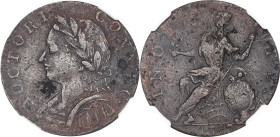 1787 Connecticut Copper. Miller 4-L, W-2810. Rarity-1. Mailed Bust Left, Horned Bust. EF Details--Environmental Damage (NGC).
145.0 grains.
PCGS# 68...