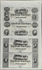 Uncut Sheet of (4). New Haven, Connecticut. The City Bank of New Haven. 18xx $50-$100-$20-$20. Choice Uncirculated.
Representative of three different...
