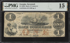 Lot of (3) Mixed Obsoletes. Georgia & South Carolina. 1854-61 $1, $5 & $10. PMG Fine 12 Net to Choice Fine 15. Edge Damage. Severed & Reattached.
A t...